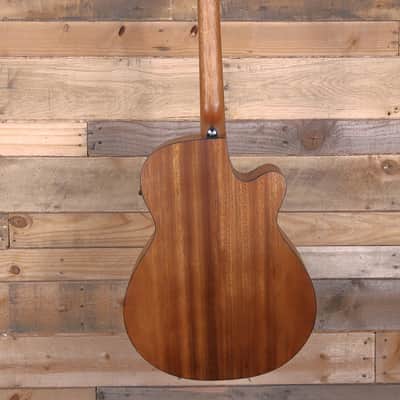 Ibanez PC50WSLCE Left-Handed Acoustic/Electric Guitar Open Pore Brown image 5