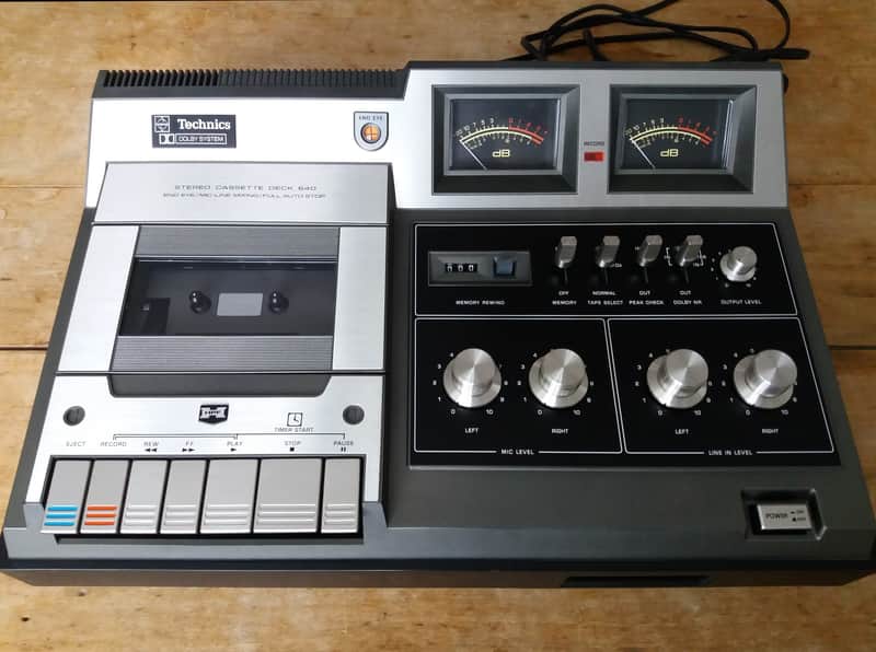 Technics Stereo Cassette Deck RS-640US Recorder Mixer 4-Track