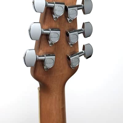 Ovation Celebrity Deluxe CC44-CTBFA Mid-Depth Acoustic-Electric Guitar - Cherry Figured Ash image 9