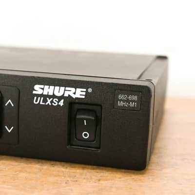 Shure ULXS4 Wireless Receiver - M1 Band: 662-698 MHz (NO POWER SUPPLY) CG0123Y image 4