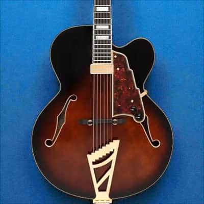 D'Angelico Premier EXL-1 Hollowbody Electric Guitar Brown Burst image 3