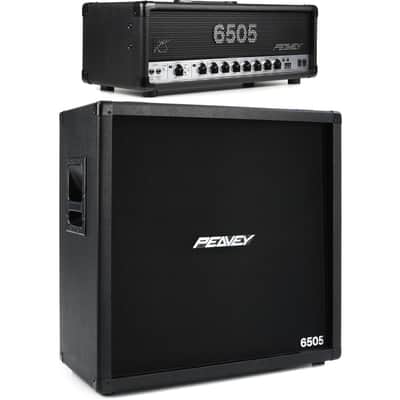 Peavey 6505 1992 Original 120-watt Tube Head and 4x12 Straight Cabinet image 1