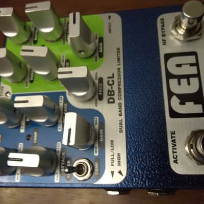 FEA DB-CL Dual Band bi-amp Compressor Limiter pedal w/ adjustable Crossover - Free Priority shipping image 6