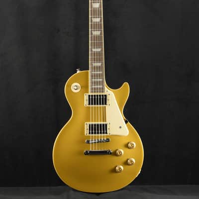 Epiphone Les Paul Standard 50s Plain Top Goldtop w/Gig Bag image 2