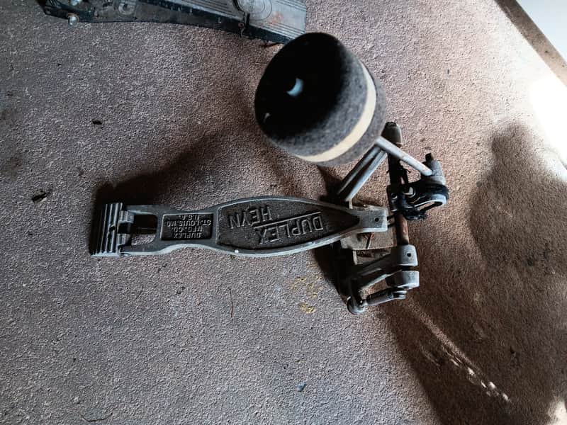 Duplex Heyn/Gibraltar Kick drum pedal lot image 1