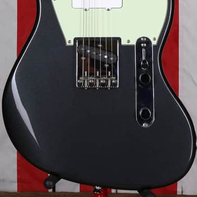 Squier Paranormal Offset Telecaster SJ - Charcoal Frost Metallic image 2