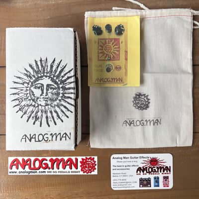 Analogman Sun Face 2SB175 Germanium Fuzz 2023 - Gold image 2