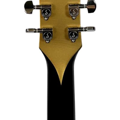 Fiam Guitars Nightingale by Ex Ronin Luthier Izzy Lugo, 2021 Gold/Black NEW (Auhthorized Dealer) image 9