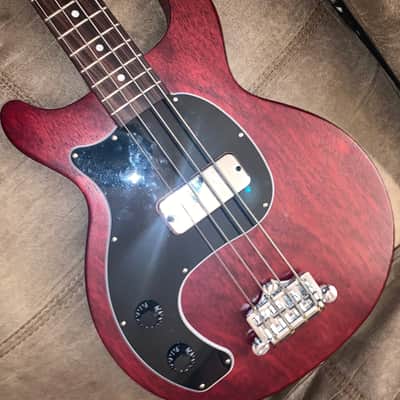 Gibson Les Paul junior tribute DC Bass lefty left handed 2021 Worn Cherry image 1