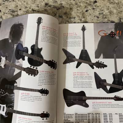 Epiphone Catalog 2003 Dot Les Paul SG flying V Explorer Noel Gallagher supernova union Jack Riviera casino John Lennon Zakk Wylde ace frehley classic custom black beauty standard 56 Goldtop Goth Thunderbird image 7