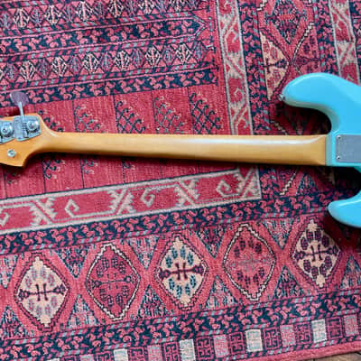 Fender Jazz Bass 1966 - Sonic Blue refin image 5