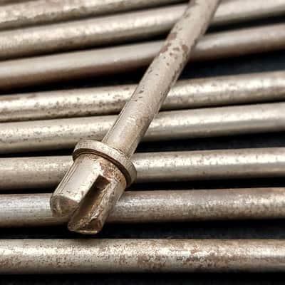 15x 20's-30'S Leedy 5”  12-24 Standard Thread SLOTTED Tension Rods & Washers image 3