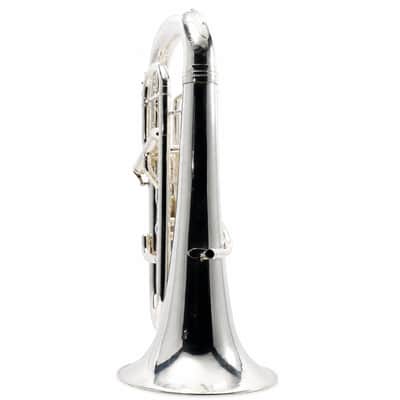 Yamaha YEP-641 Professional Bb Euphonium in Silver Plate SN 101656 image 4