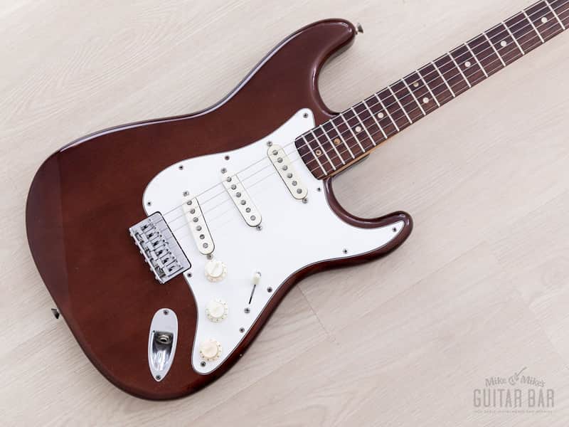 1973 Fender Stratocaster Hardtail Vintage Guitar Mocha w/ Case image 1