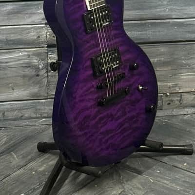 Jackson JS Series JS22Q SC Monarkh with Amaranth Fretboard 2019 - Present - Transparent Purple Burst image 4