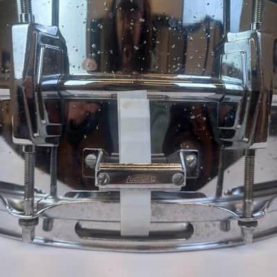 Ludwig 402 Supraphonic 6.5x14" #3004064 Snare Drum Blue/Olive Badge Vintage 1983 image 9