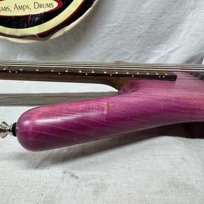 Warwick Pro Series Teambuilt GPS1485 07PA ASH FR Corvette $$ Double Buck 5-string Bass with COA + Gig Bag 2022 - French Violet Transparent Satin image 22