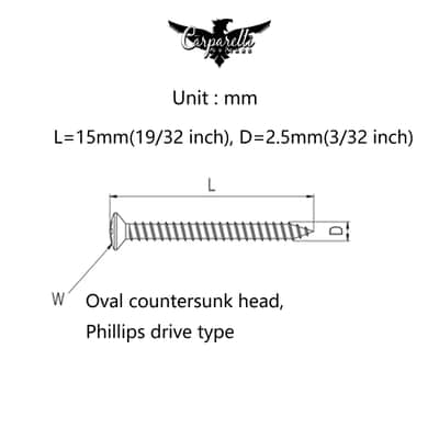 Brio String Tree Guide Mounting Screws Pack of 20 Black image 4