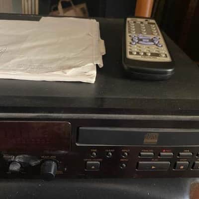 Denon CDR-W1500 Dual-Well CD Recorder 2000s - Red metallic image 2