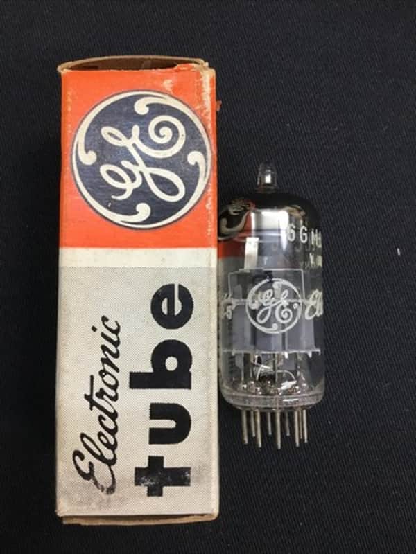 NOS GE (Valvo) 6GM8 ECC86 Dual Triode AUDIO AMP VACUUM TUBE Tested GERMANY 4.209 image 1