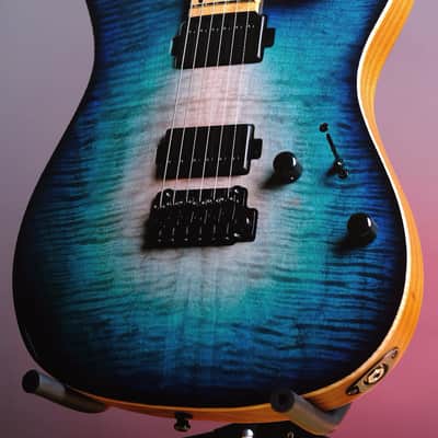 Mayones Aquila Elite V24 S 6 Natural Fade Turquoise Burst Gloss image 3