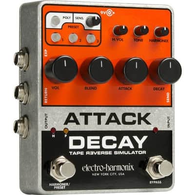 Electro-Harmonix Attack Decay Tape Reverse Simulator Pedal image 1