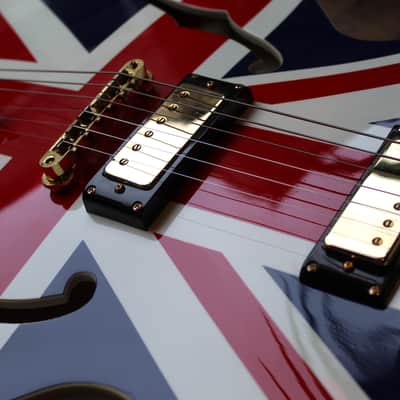 EPIPHONE "Limited Edition "Union Jack" Sheraton"(1503 150 2052)HARDCASE, PAPERS, 3, 57 KG image 3