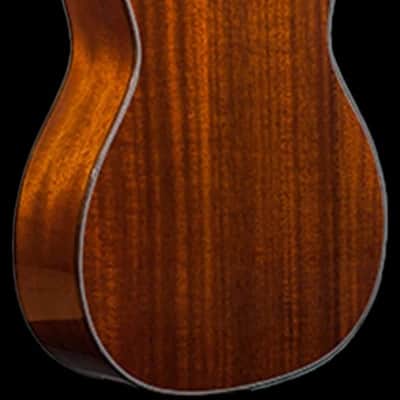 Ohana BK-35GCE All Solid Gloss Finish Electric Baritone Ukulele + Gig Bag -Blem image 4