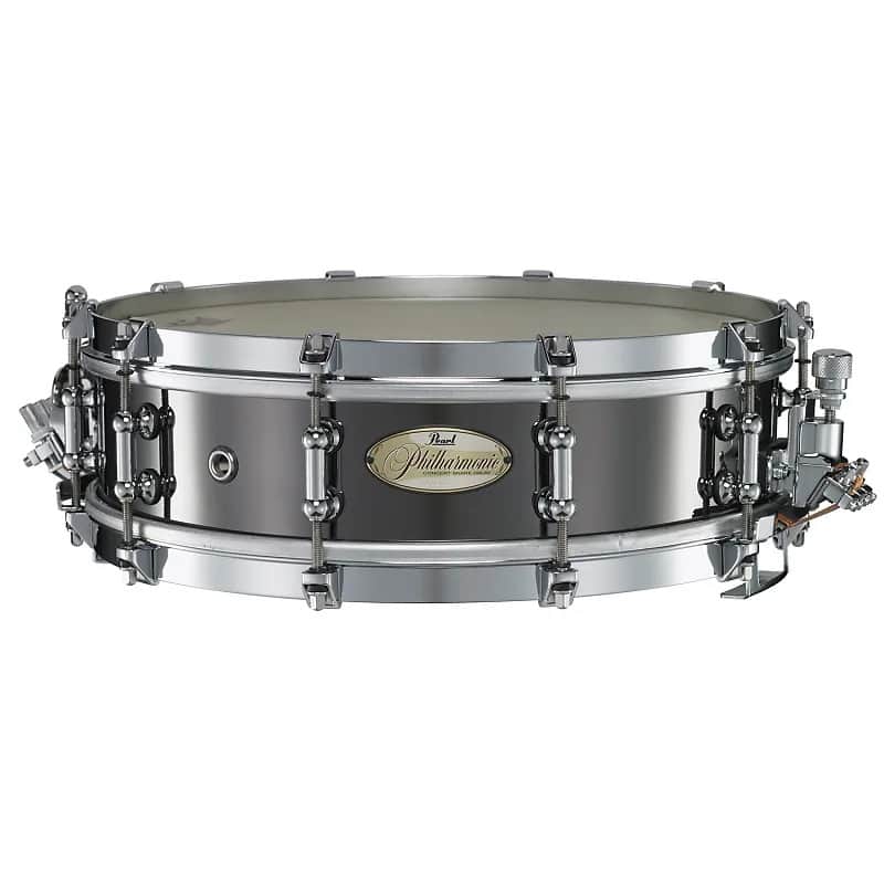 Pearl PHB-1440 Beaded Brass 4x14" Philharmonic Concert Snare Drum image 1