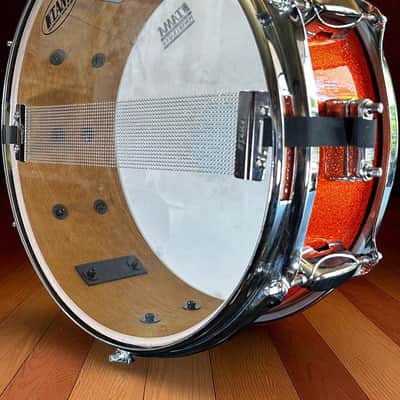 Tama Cocktail Jam Snare 12" x 5" - Orange sparkle image 8