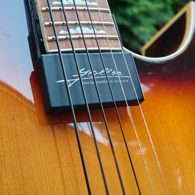 Klira Tone King 345 70s - Sunburst vintage german archtop jazz guitar image 17