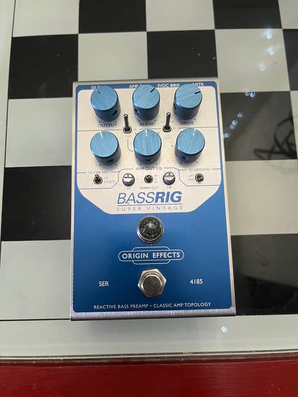 Origin Effects BASSRIG Super Vintage 2022 - Present - Blue / Silver image 1