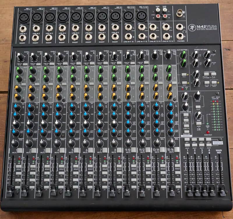 Mackie 1642VLZ4 16-Channel Mic / Line Mixer 2014 - Present - Black image 1