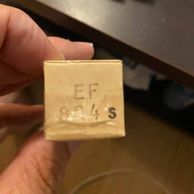 PAIR TELEFUNKEN ◇ EF804S NOS VACUUM TUBES image 9