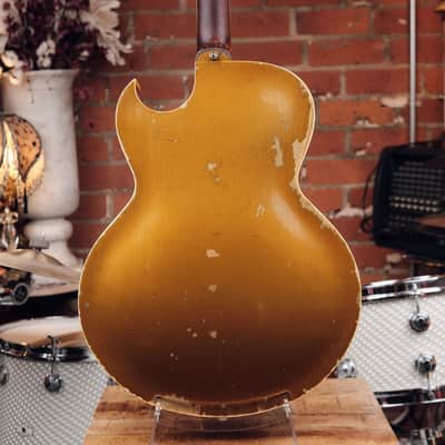 1954 Gibson ES-295 Gold Hollowbody - Original P-90s, Lifton Case, 6 lbs. 7 oz! image 15