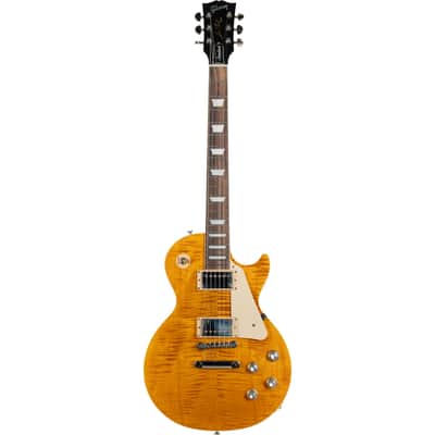 Gibson Les Paul Standard 60s Figured Top Electric Guitar - Honey Amber image 2