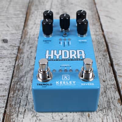 Keeley Hydra Stereo Reverb and Tremolo Pedal Electric Guitar Effects Pedal image 9