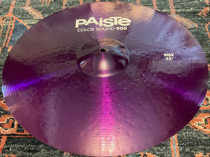 Mint Paiste 22" 900 Series Color Sound Purple Ride Cymbal image 1