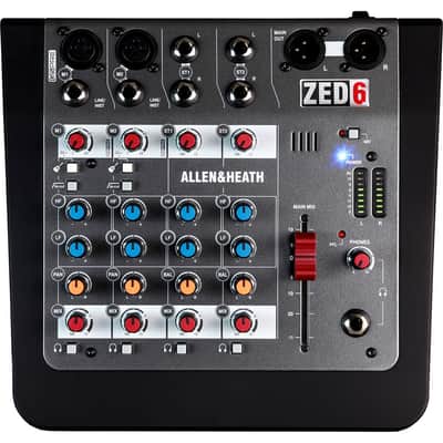 Allen & Heath ZED6 6 Input Analog Mixer image 2