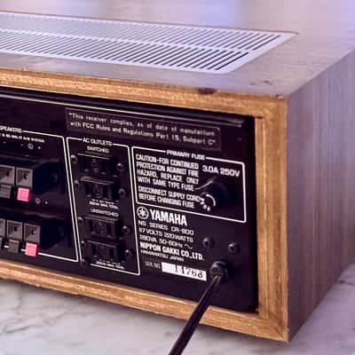 🎵 Yamaha CR-800 Natural Sound Stereo Receiver – Serviced, Cleaned & Tested – Wood Case image 12