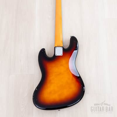 1989 Fender Jazz Bass ‘62 Vintage Reissue JB62-550 Sunburst 100% Original, Japan MIJ Fujigen image 3