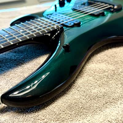 Ernie Ball Music Man John Petrucci Co Signature | Majesty 7 | Enchanted Forest | Piezo | image 7