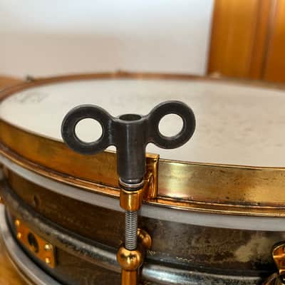 Ludwig  Black Beauty 14x4 Snare Drum  Vintage 20s Dance Model image 24