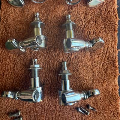 1976 Grover Rotomatic Tuners 3x3 Nickel image 2