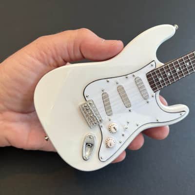 SRV CHARLEY Custom White Lipstick Special Stevie Ray Vaughn Mini Guitar Model image 1