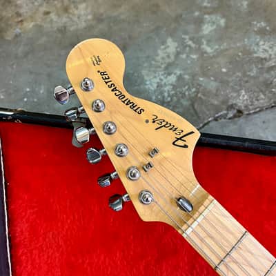 MIJ Fender Stratocaster ST72-55 c 1985 - Blackie original vintage E serial fujigen Japan image 3