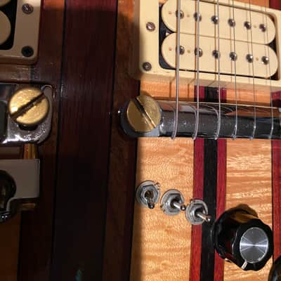 Ribbecke Double Neck 6 and 12 String Rock’n Electric Guitar  1981 Natural image 22