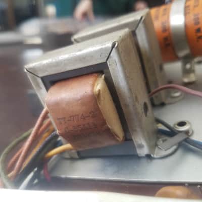 Telectro Airline Stereo Tube Amp Project Power Transformer Output 1959 Cream Gold image 9