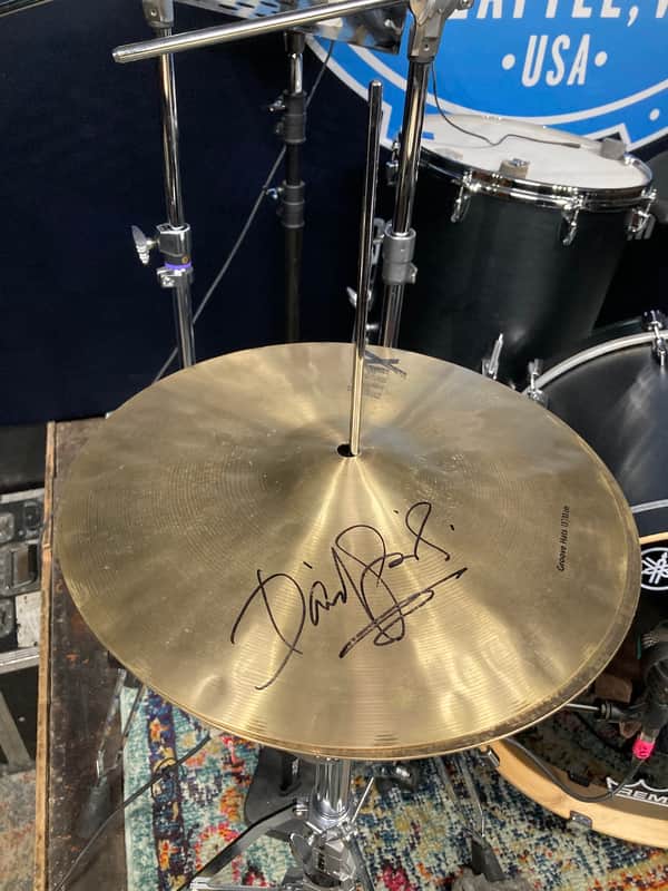 David Garibaldi's Tower of Power, Sabian 13" HHX Groove Hats, Hi-Hat Cymbals 2000's AUTOGRAPHED! 918g 1260g image 1