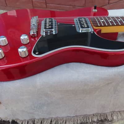 FENDER 1998 TELE-SONIC 1998 CRIMSON RED TRANSPARENT EARLY RUN 1st YEAR near MINT ORIGINAL! image 5
